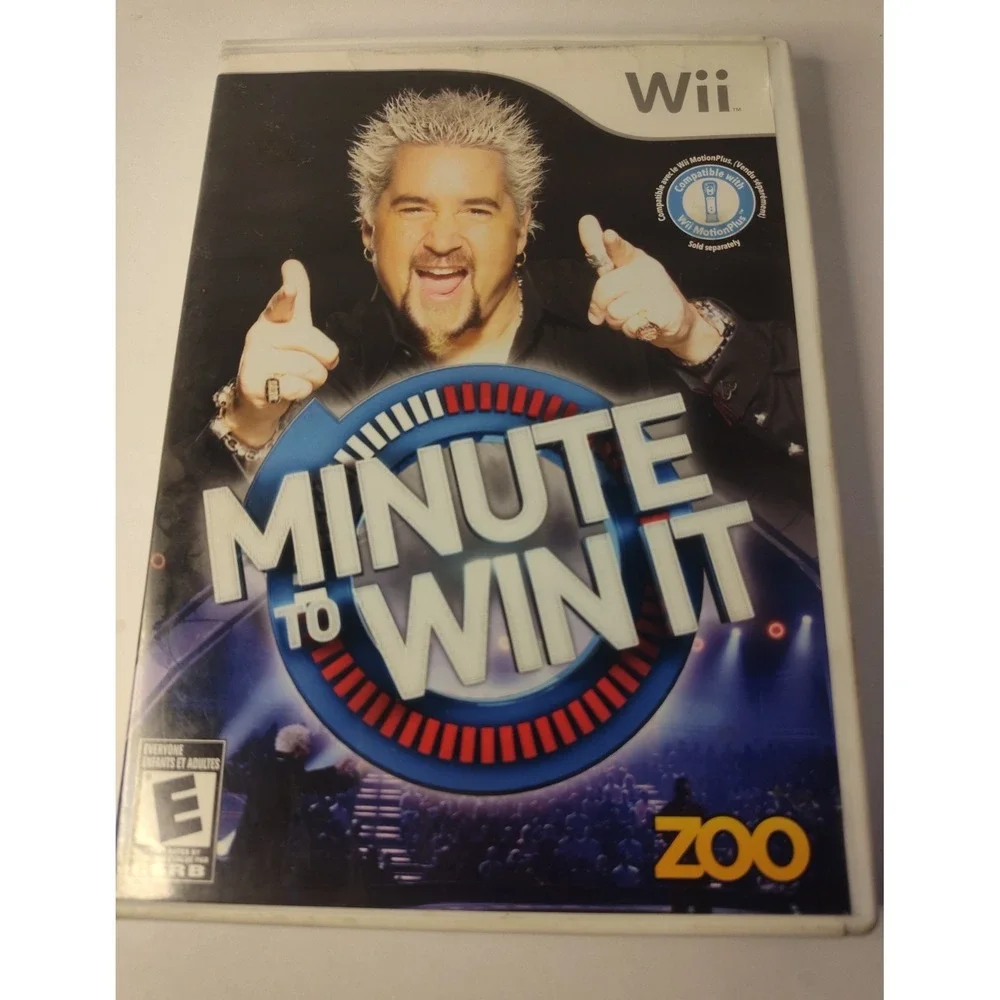 MINUTE TO WIN IT wii game tested Complete